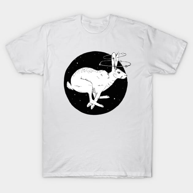 Astro Rabbit T-Shirt by devinleigh